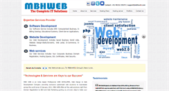 Desktop Screenshot of mbhweb.com